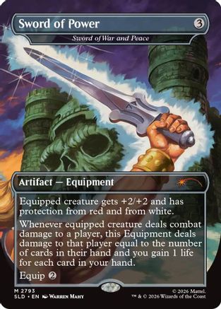Sword of Power - Sword of War and Peace (SLD-2793) - Secret Lair Drop Series - Card Brawlers