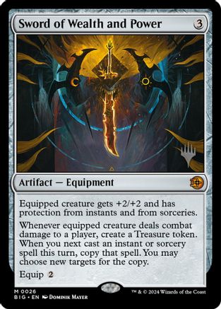 Sword of Wealth and Power (PPECL-026) - Promo Pack: Lorwyn Eclipsed - Card Brawlers