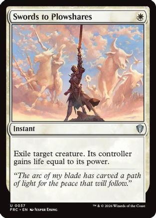 Swords to Plowshares (FRC-037) - Commander: Reality Fracture - Card Brawlers