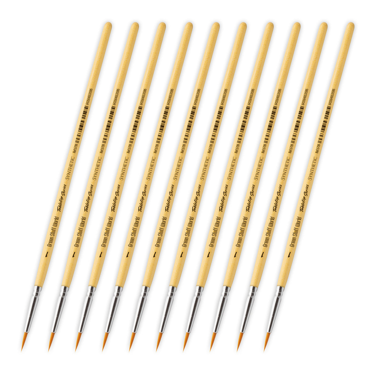 TABLETOP SERIES Synthetic Brush Set 1 (Pack of 10) - Green Stuff World - Card Brawlers | Quebec | Canada |