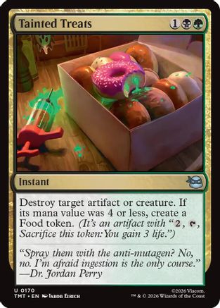 Tainted Treats (TMT-170) - Teenage Mutant Ninja Turtles Foil - Card Brawlers