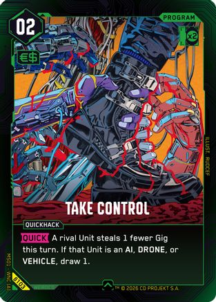 Take Control (B103) - Welcome to Night City Beta - Card Brawlers