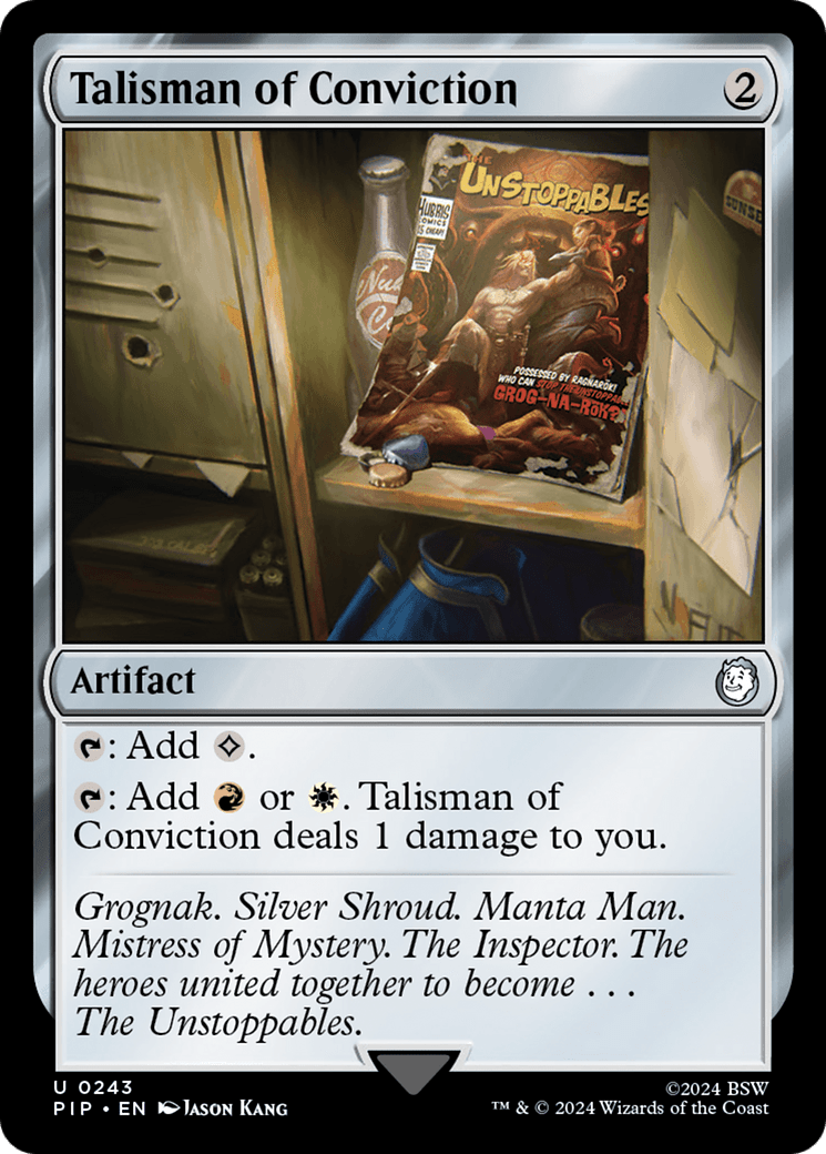 Talisman of Conviction [Fallout] - Card Brawlers