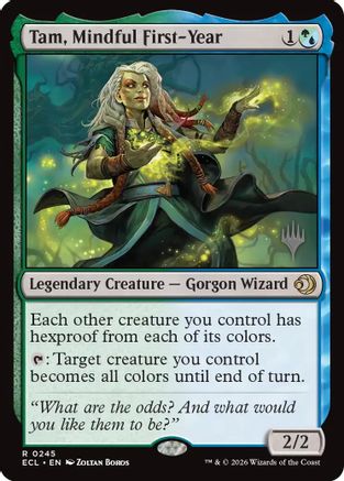 Tam, Mindful First-Year (PPECL-245) - Promo Pack: Lorwyn Eclipsed Foil - Card Brawlers