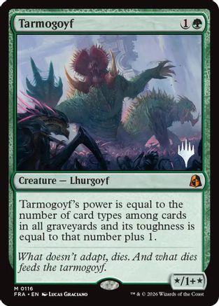 Tarmogoyf (PPFRA-116) - Promo Pack: Reality Fracture Foil - Card Brawlers
