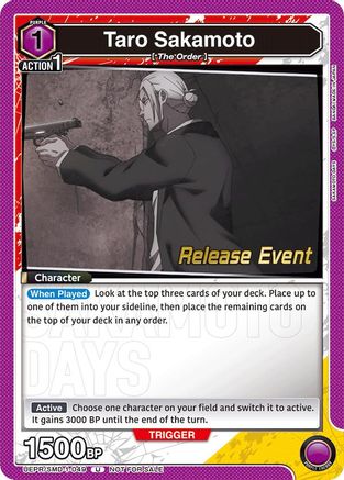 Taro Sakamoto (049) (Release Event) (UE19BT/SMD-1-049) - UE19BT SAKAMOTO DAYS Release Event Cards - Card Brawlers