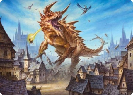 Tarrasque Art Card [Dungeons & Dragons: Adventures in the Forgotten Realms Art Series] - Card Brawlers