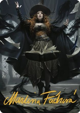 Tasha, the Witch Queen Art Card (41/81) (Gold-Stamped Signature) (ASCLB-041) - Art Series: Commander Legends: Battle for Baldur's Gate - Card Brawlers
