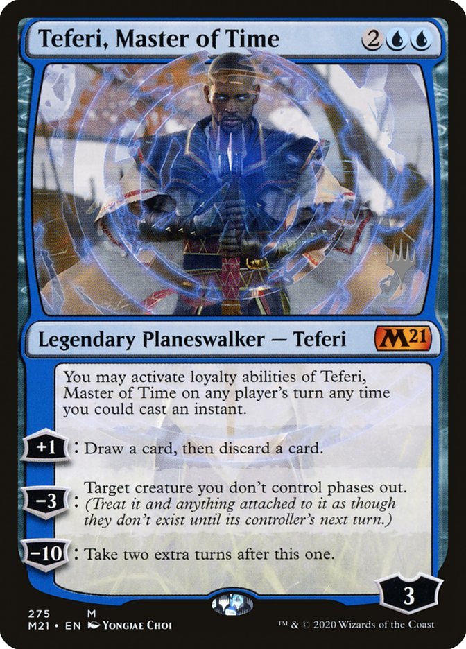 Teferi, Master of Time (Promo Pack) (275) [Core Set 2021 Promos] - Card Brawlers