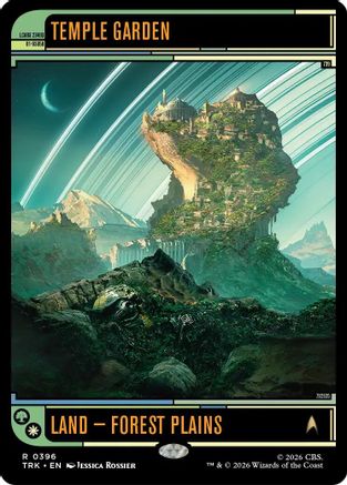 Temple Garden (TRK-396) - Star Trek Foil - Card Brawlers