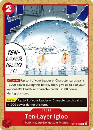 Ten-Layer Igloo (Reprint) (OP10-018) - Premium Booster -The Best- Vol. 2 - Card Brawlers