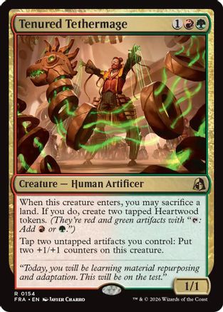 Tenured Tethermage (FRA-154) - Reality Fracture Foil - Card Brawlers
