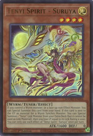Tenyi Spirit - Suruya (MAMO-EN056) - Magnificent Monsters 1st Edition - Card Brawlers