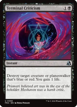 Terminal Criticism (FRA-068) - Reality Fracture - Card Brawlers