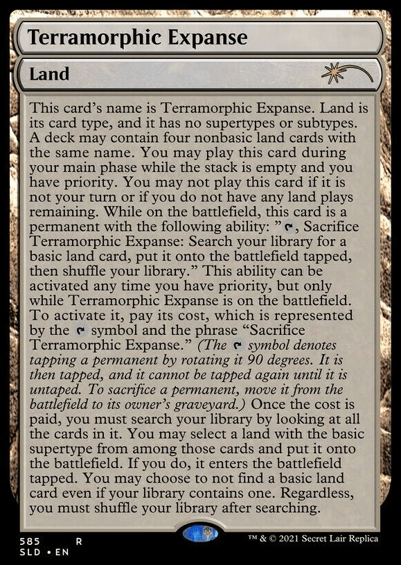 Terramorphic Expanse (Full Text) [Secret Lair Drop Promos] - Card Brawlers