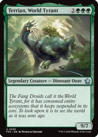 Terrian, World Tyrant (FDC-235) - Commander: Foundations - Card Brawlers