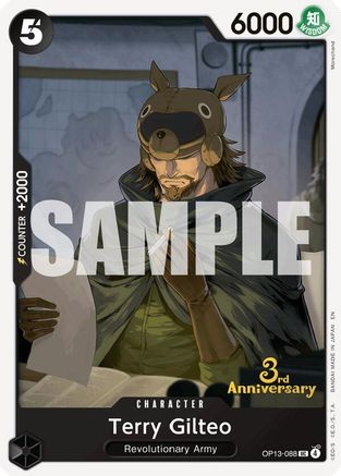 Terry Gilteo (OP13-088) - Carrying On His Will: 3rd Anniversary Tournament Cards - Card Brawlers