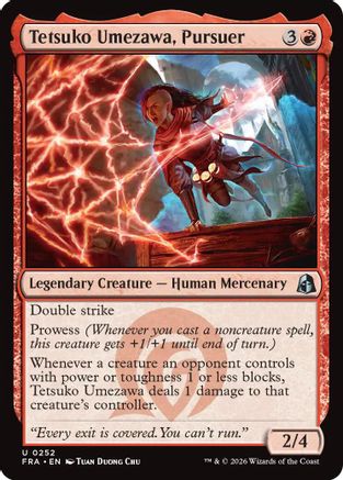 Tetsuko Umezawa, Pursuer (FRA-252) - Reality Fracture Foil - Card Brawlers