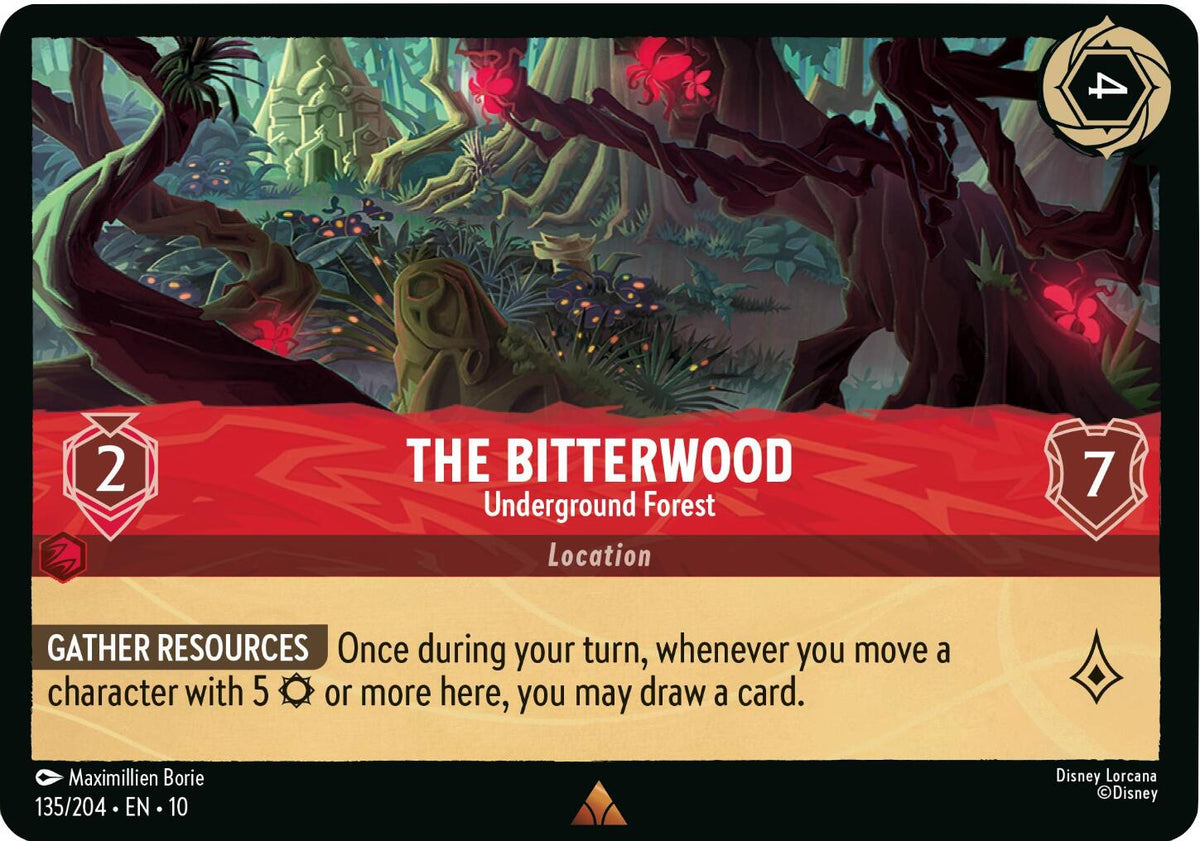 The Bitterwood - Underground Forest (135/204) [Whispers in the Well] - Card Brawlers