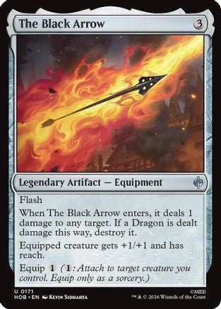 The Black Arrow (HOB-171) - The Hobbit Foil - Card Brawlers
