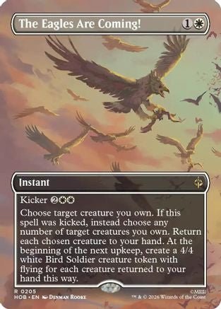 The Eagles Are Coming! (Borderless) (HOB-205) - The Hobbit - Card Brawlers