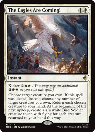 The Eagles Are Coming! (HOB-012) - The Hobbit Foil - Card Brawlers