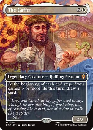 The Gaffer (Borderless) (HOC-015) - The Hobbit: Eternal-Legal Foil - Card Brawlers
