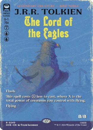 The Lord of the Eagles (Borderless) (HOB-240) - The Hobbit - Card Brawlers