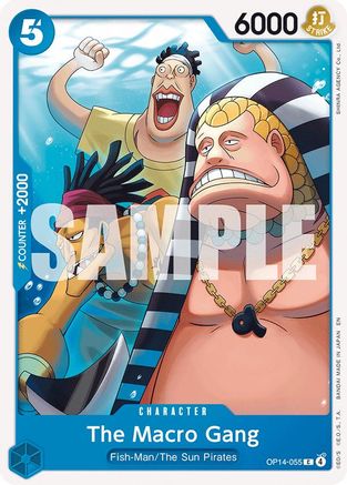 The Macro Gang (OP14-055) - The Azure Sea's Seven - Card Brawlers