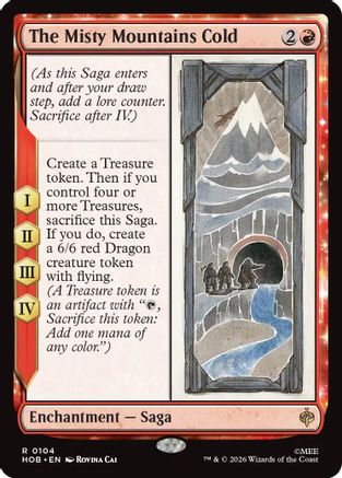 The Misty Mountains Cold (HOB-104) - The Hobbit - Card Brawlers