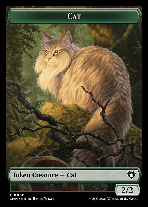 The Monarch // Cat (0030) Double - Sided Token [Commander Masters Tokens] - Card Brawlers