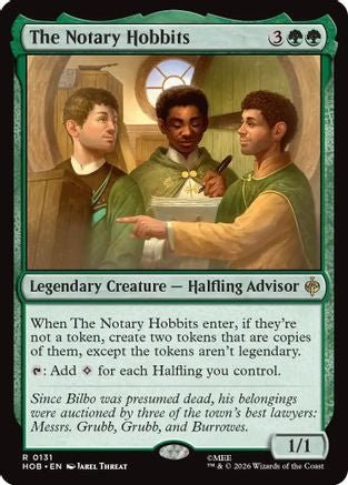 The Notary Hobbits (HOB-131) - The Hobbit Foil - Card Brawlers