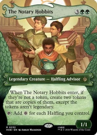 The Notary Hobbits (Showcase) (HOB-232) - The Hobbit Foil - Card Brawlers