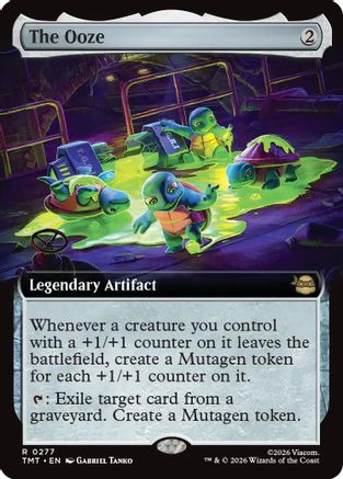 The Ooze (Extended Art) (TMT-277) - Teenage Mutant Ninja Turtles Foil - Card Brawlers