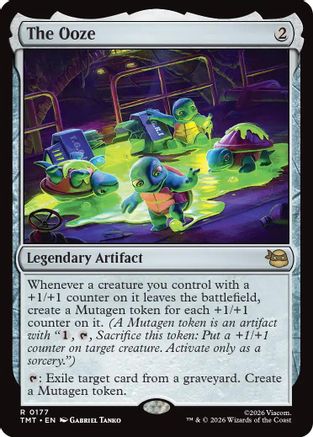 The Ooze (TMT-177) - Teenage Mutant Ninja Turtles Foil - Card Brawlers