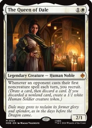 The Queen of Dale (HOB-024) - The Hobbit Foil - Card Brawlers