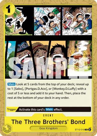The Three Brothers' Bond (Reprint) (ST13-019) - Premium Booster -The Best- Vol. 2 - Card Brawlers