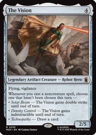 The Vision (MSH-255) - Marvel Super Heroes - Card Brawlers