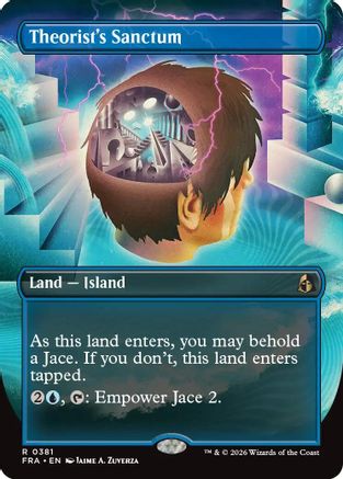 Theorist's Sanctum (Borderless) (FRA-381) - Reality Fracture Foil - Card Brawlers