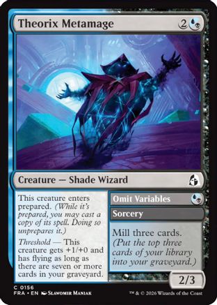 Theorix Metamage (FRA-156) - Reality Fracture Foil - Card Brawlers