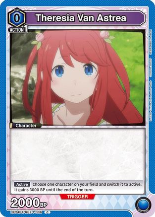 Theresia Van Astrea (UE24BT/REZ-1-036) - UE24BT ReZERO Starting Life in Another World - Card Brawlers