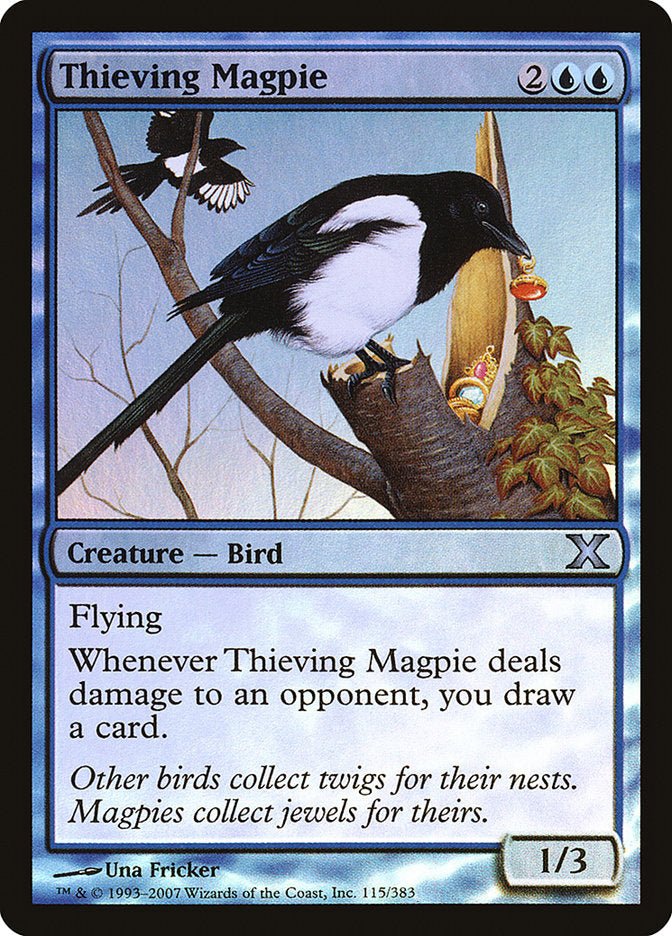 Thieving Magpie (Premium Foil) [Tenth Edition] - Card Brawlers