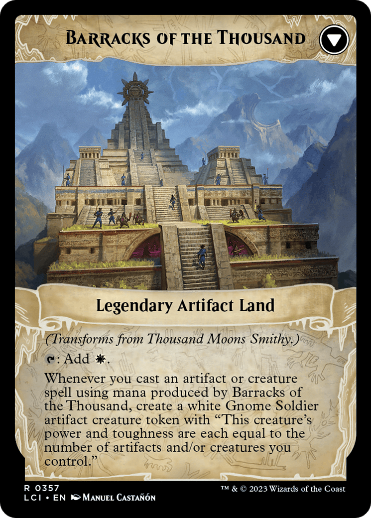 Thousand Moons Smithy (Extended Art) // Barracks of the Thousand [The Lost Caverns of Ixalan] - Card Brawlers
