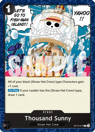 Thousand Sunny (Reprint) (ST14-017) - Premium Booster -The Best- Vol. 2 - Card Brawlers