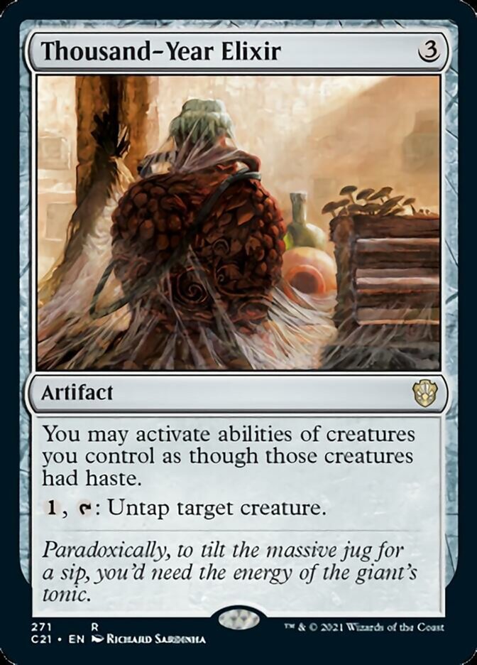 Thousand - Year Elixir [Commander 2021] - Card Brawlers