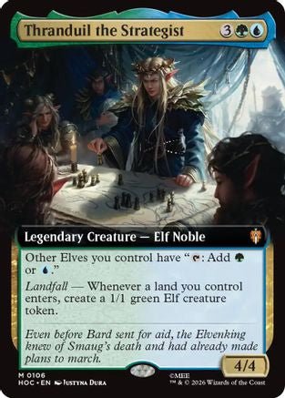 Thranduil the Strategist (Extended Art) (HOC-106) - The Hobbit: Eternal-Legal - Card Brawlers