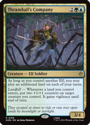 Thranduil's Company (HOB-168) - The Hobbit Foil - Card Brawlers