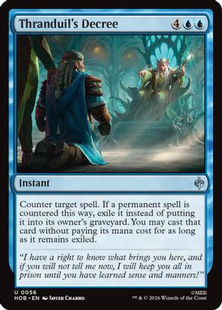 Thranduil's Decree (HOB-056) - The Hobbit - Card Brawlers