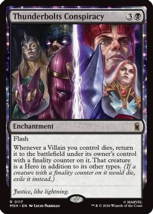 Thunderbolts Conspiracy (MSH-117) - Marvel Super Heroes - Card Brawlers