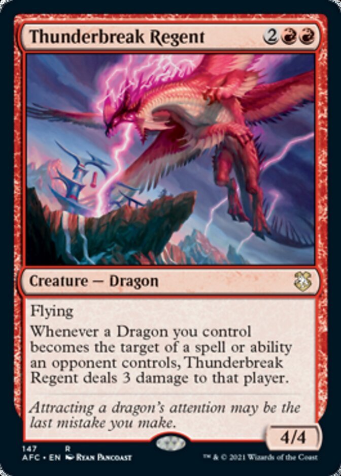 Thunderbreak Regent [Dungeons & Dragons: Adventures in the Forgotten Realms Commander] - Card Brawlers